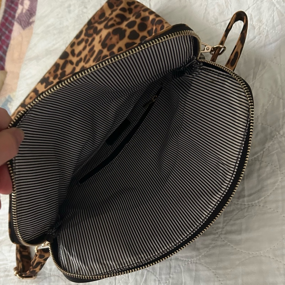Belk Leopard Print Crossbody Bag